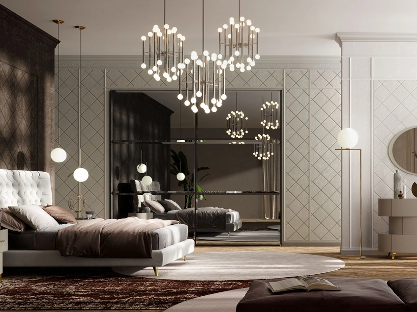 Letto Scacco Luxor di Cecchini Italia