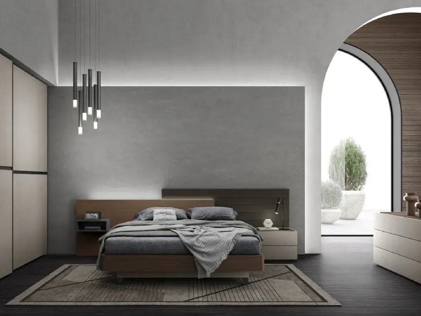 Letto matrimoniale con box contenitore Sogno di Artigianmobili