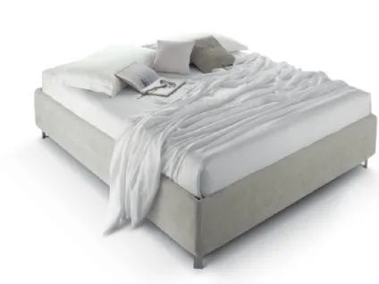 Letto matrimoniale Sommier in tessuto di Cosmo Letti