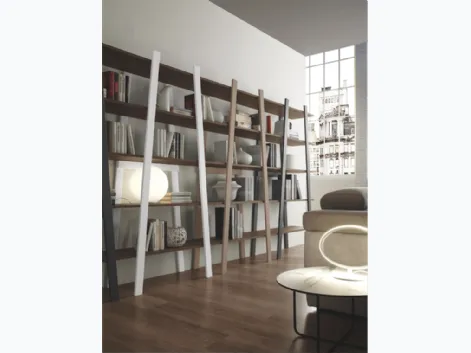 Libreria componibile con struttura in MDF e ripiani in melaminico Diana di Capodarte