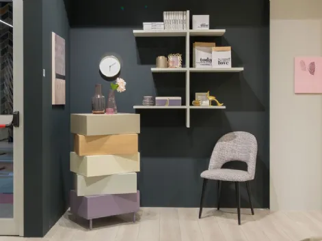 Libreria in laccato Flexa MC037 Moretti Compact