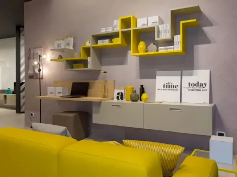 Libreria sospesa MC046 di Moretti Compact