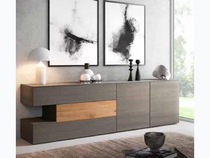 Madia moderna in legno 3D 217 di Artigianmobili