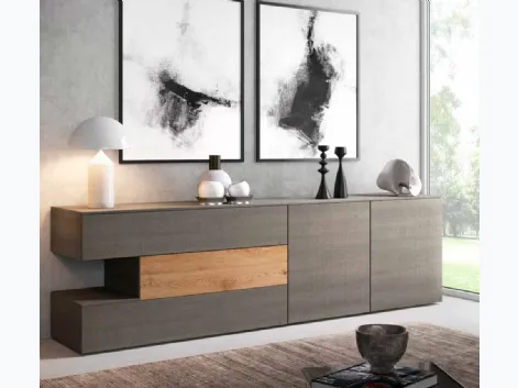 Madia moderna in legno 3D 217 di Artigianmobili