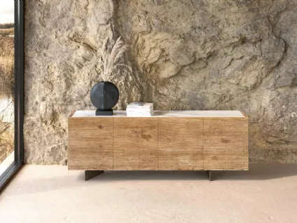 Madia in legno secolare Geode di Nature Design