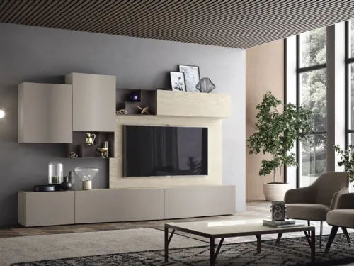 Parete Attrezzata Soggiorno 02-2 di Corso 11