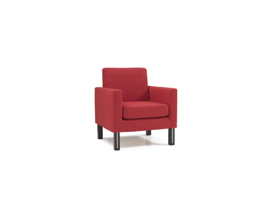 Poltroncina in tessuto Office di Bruma