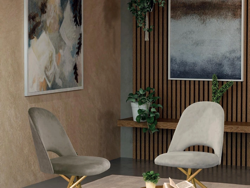 Sedia Ambra in vellutino di Abitare Interior