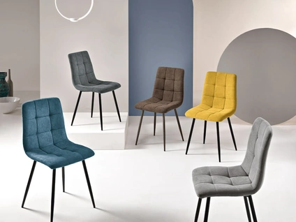 Sedia Katerine in tessuto trapuntato di Ikone Casa