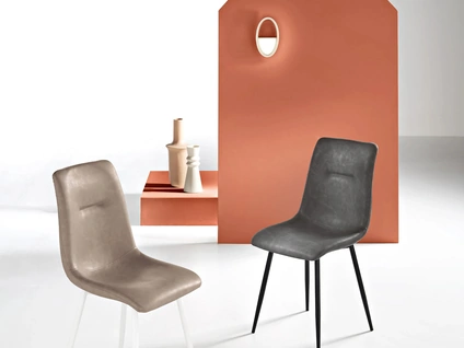 Sedia Lily in ecopelle di Ikone Casa