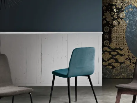 Sedia Loto in tessuto imbottito di MaxHome