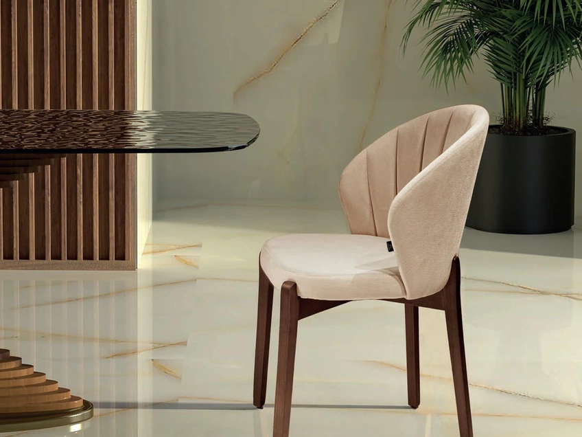 Sedia Mya in vellutino di Abitare Interior