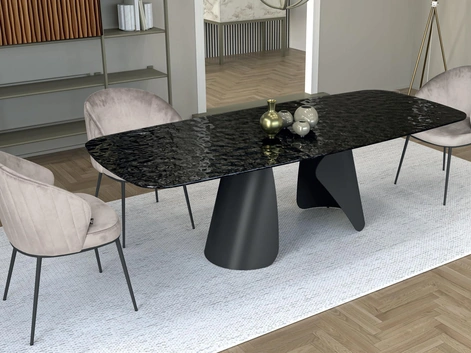 Tavolo Luxury in vetro fuso di Abitare Interior