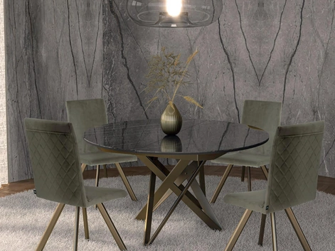 Tavolo Scenic-Q in Gres di Abitare Interior