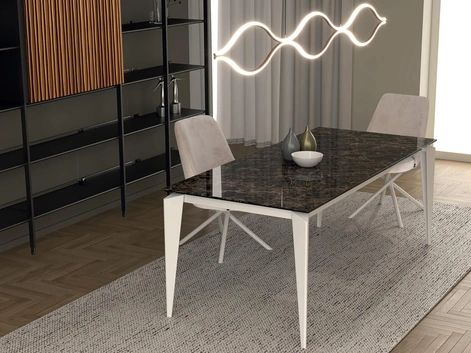 Tavolo Stylo-90G in Gres di Abitare Interior