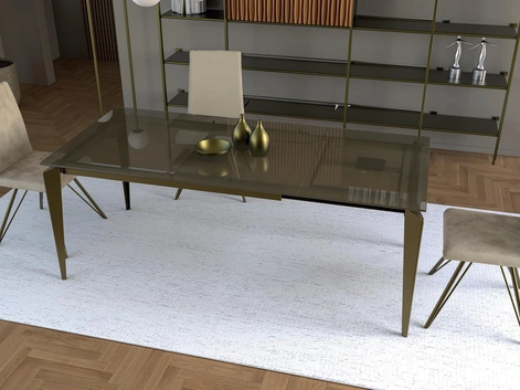 Tavolo Stylo-90G Vetro di Abitare Interior