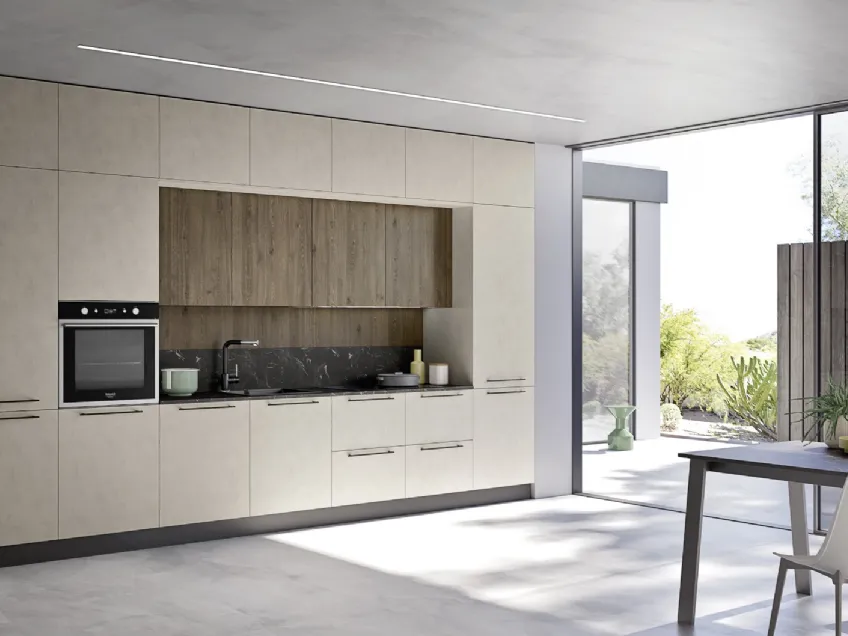 Cucina Moderna lineare Easy 005 di Ar-due