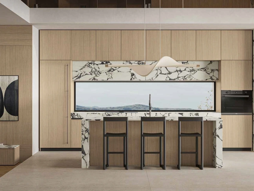 Cucina Moderna con isola Daytona Elegant di Arrex