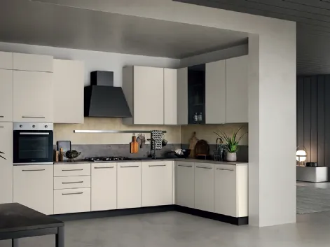 Cucina Moderna ad angolo in Pet Easy 005 di Ar-due