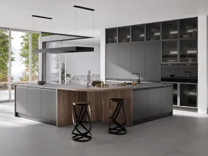 Cucina Moderna con isola K10 005 di Ar-due