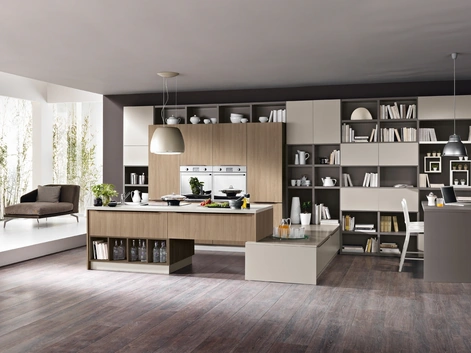 Cucina Moderna con penisola Miami 10 di Spar