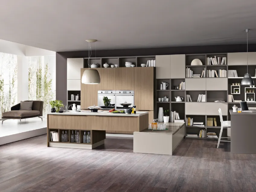 Cucina Moderna con isola Miami 10 di Spar