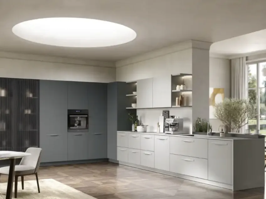 Cucina Moderna ad angolo Moon 02 di Moretti Cucine