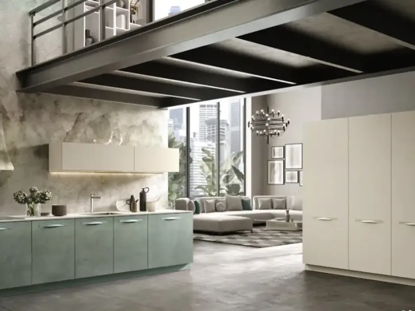 Cucina Moderna lineare Moon 04 di Moretti Cucine