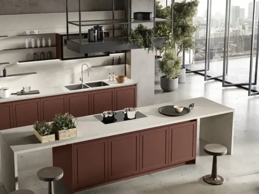 Cucina Moderna con isola Myriad 02 di Moretti Cucine