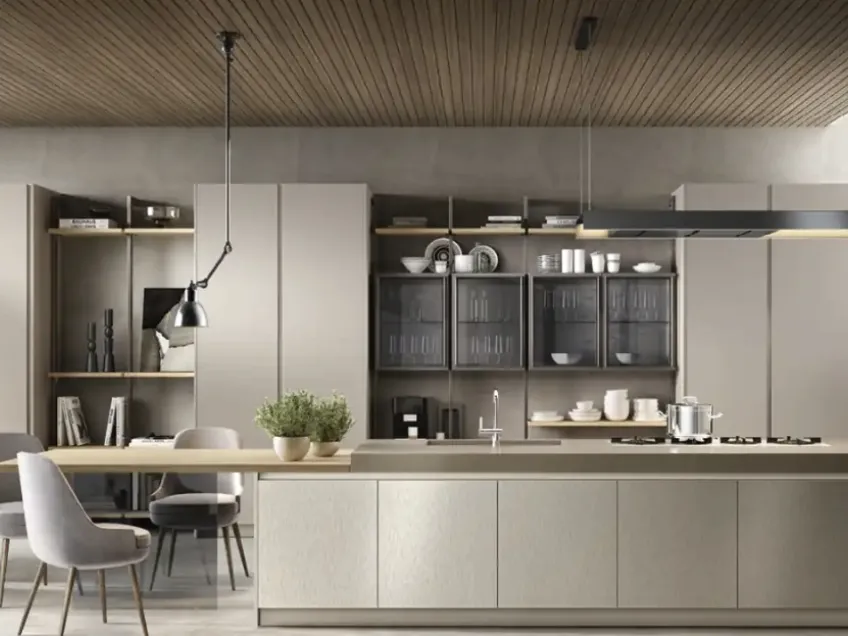 Cucina Moderna con isola Venere 02 di Moretti Cucine